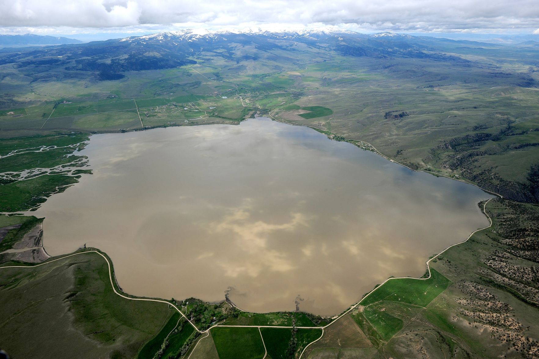 Ennis Lake aerial